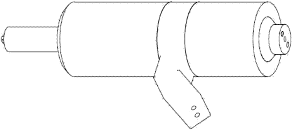 Double-oil duct oil injector capable of controlling fuel oil mixing ratio and control method