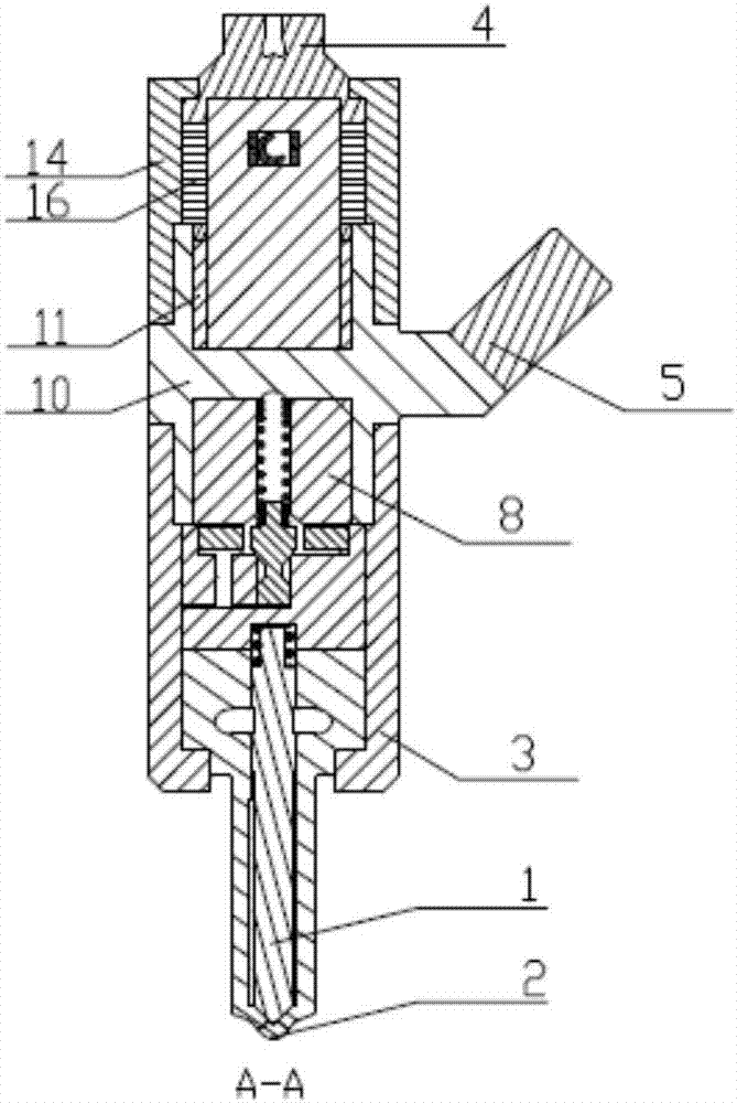 Double-oil duct oil injector capable of controlling fuel oil mixing ratio and control method