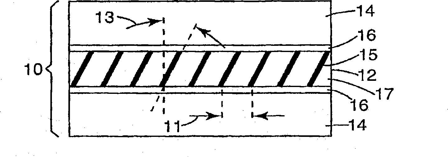 Reducing moire effect in an LCD device comprising a light control film