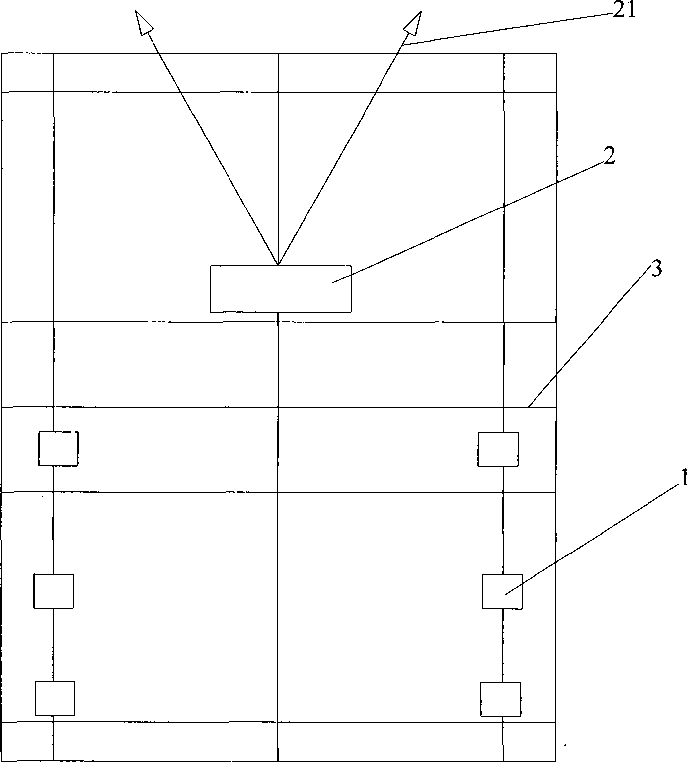 Auxiliary device for training shuttlecock pace