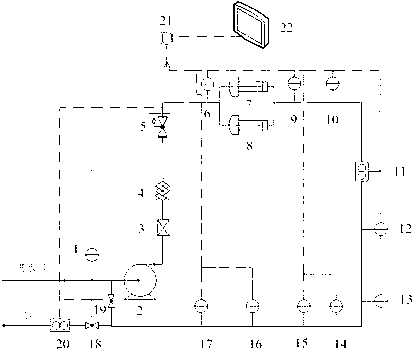 Hydrodynamic-cavitation enhanced water treating apparatus