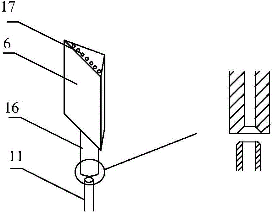 Thermal barrier coating thermal shock simulation testing device and testing method