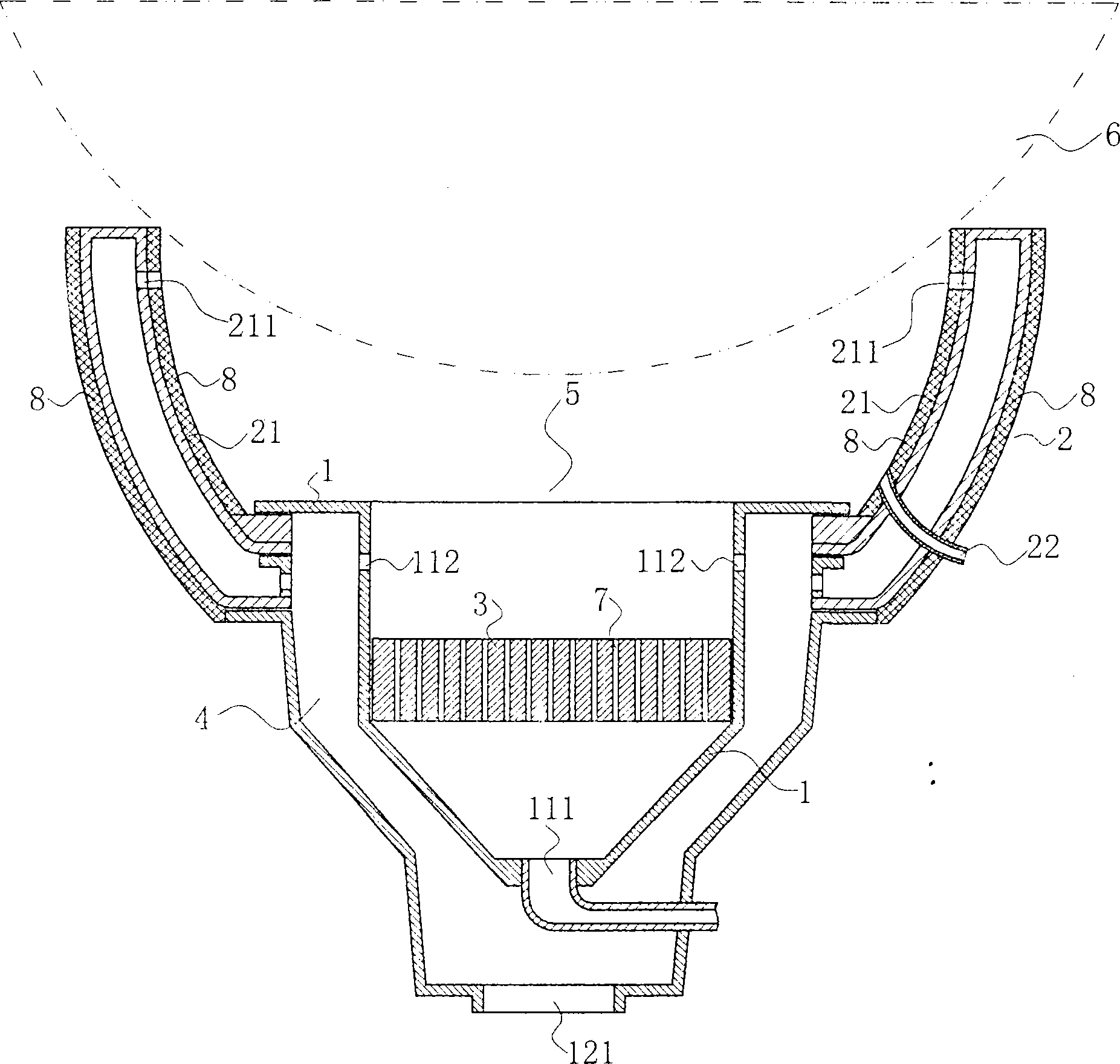 Air thermalization gas burner