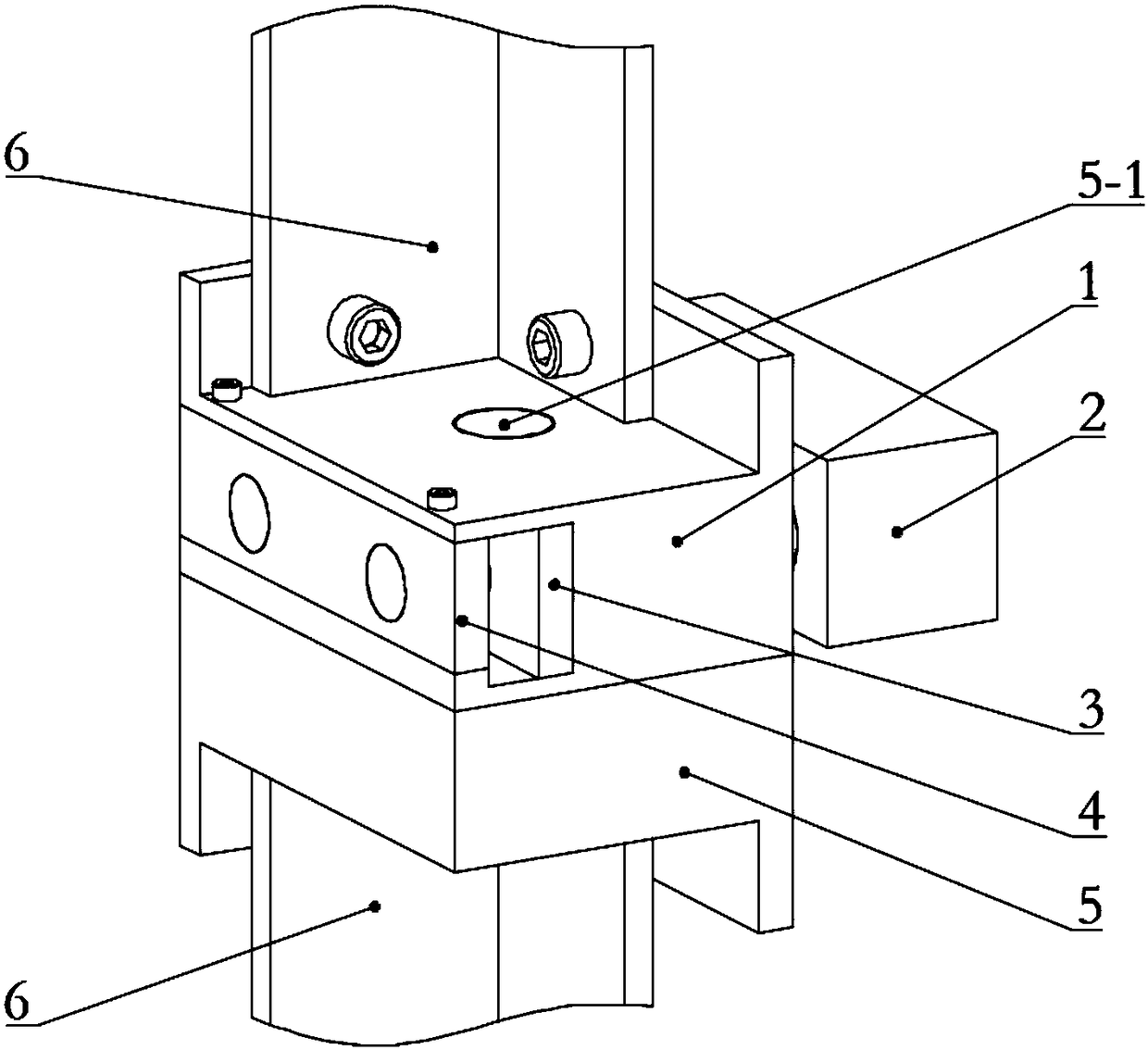 Insulation module automatic rapid connection mechanism and connection dismounting method thereof