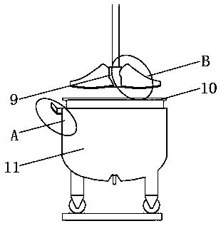 Stirrer used in makeup production