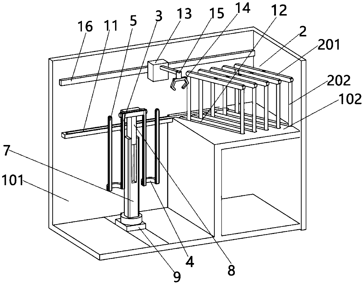 Automatic clothes wearing cabinet