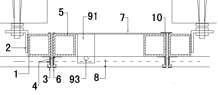 Blank door with outward-opening angle larger than 150 degrees