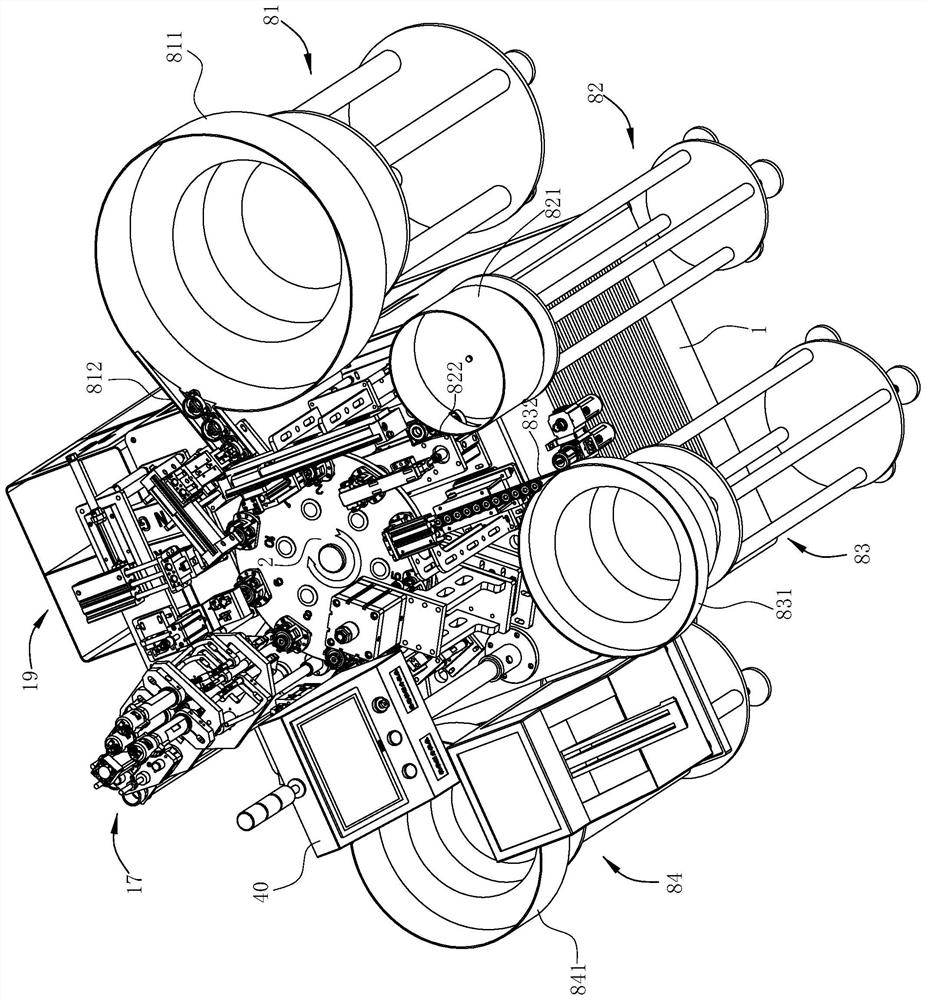 An automatic assembly method for a water pump piston frame assembly