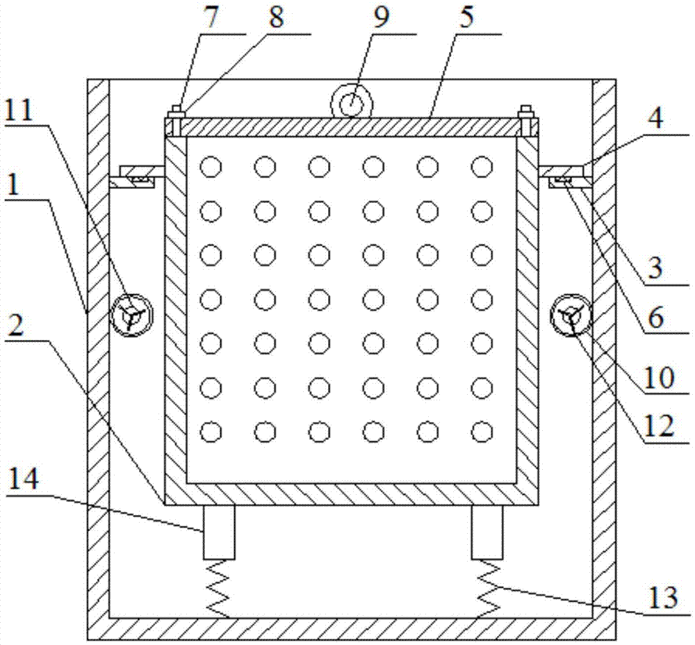 Fluid soaking device for crop treatment