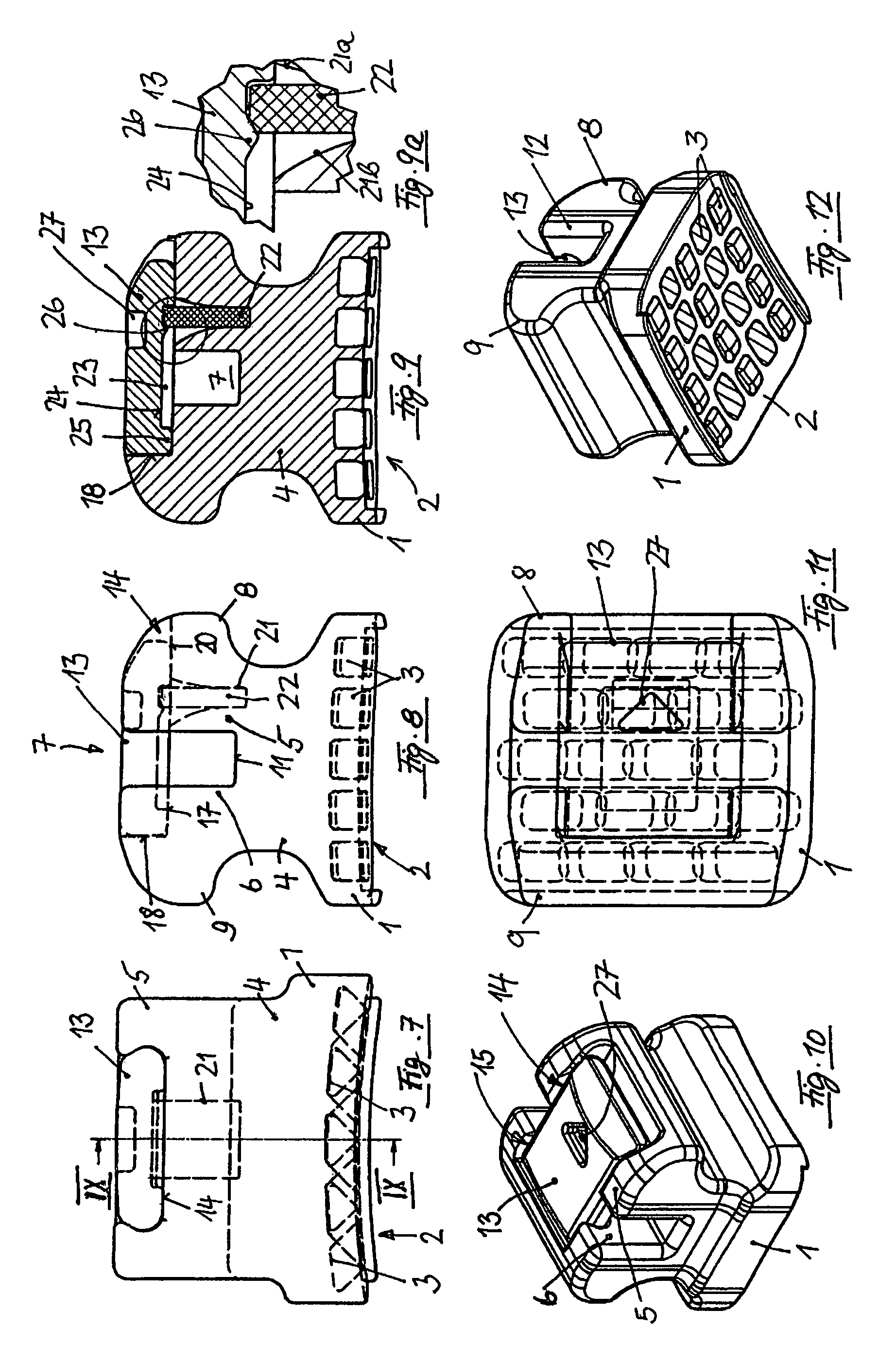 Self-ligating bracket for use in orthodontics