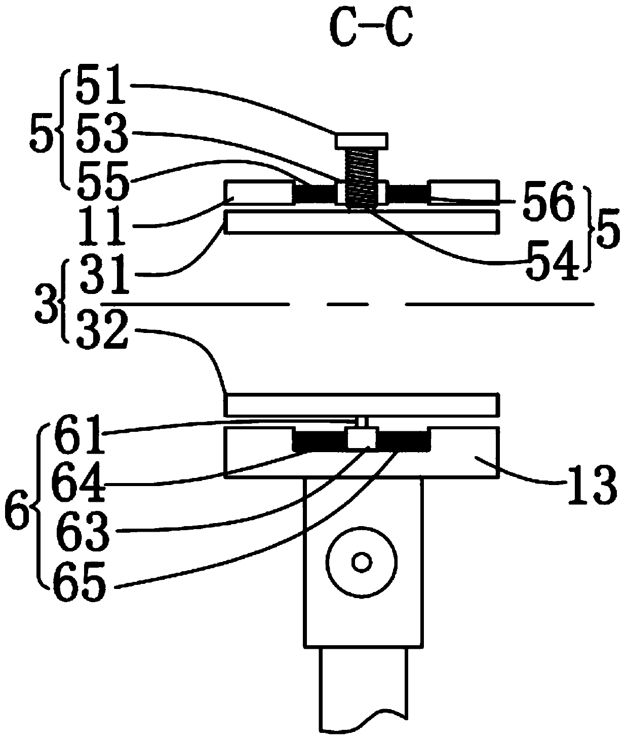 Thermal pipeline supporting device