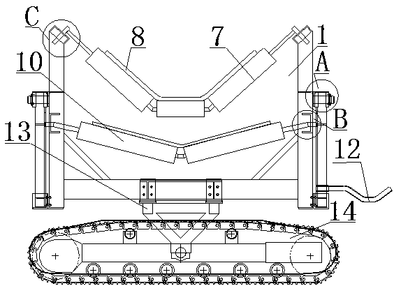 Crawler-type conveyor