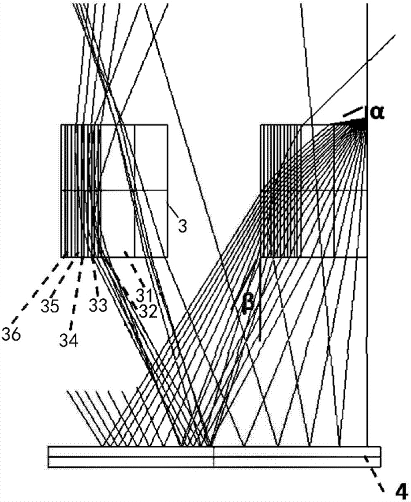 Optical element and reflection-type liquid crystal display system using same