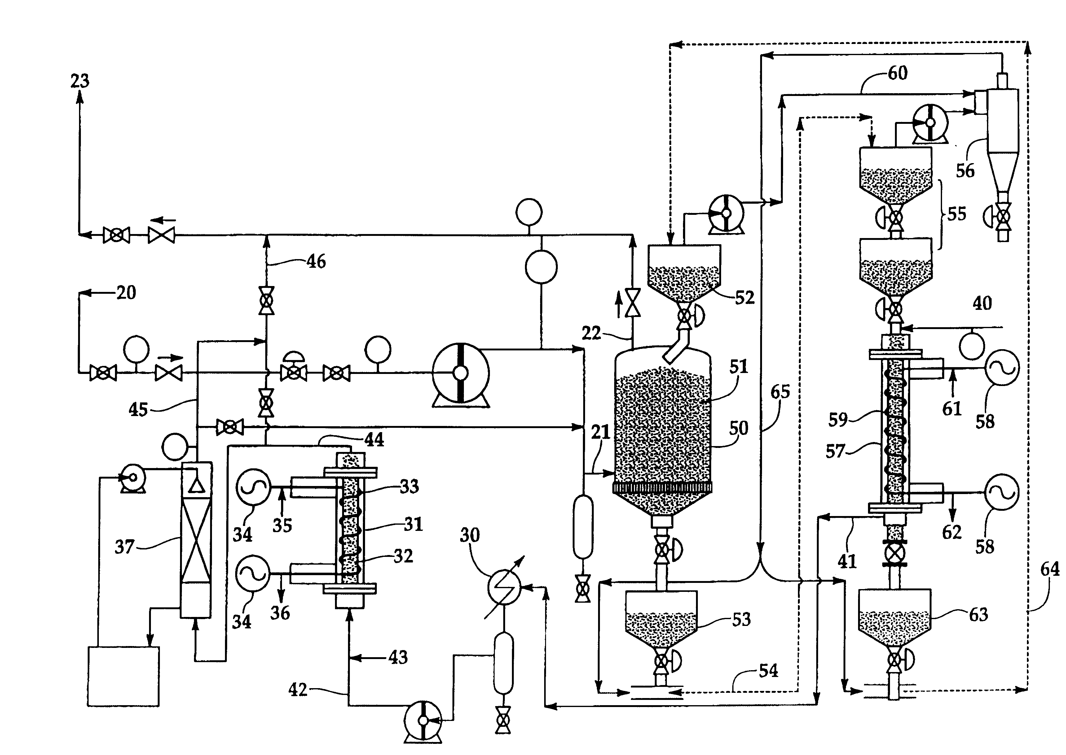 Process for microwave gas purification