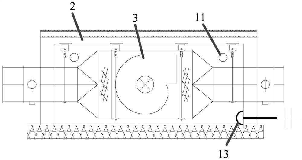 Smoke exhaust building system for underground space and parking garage smoke exhaust system