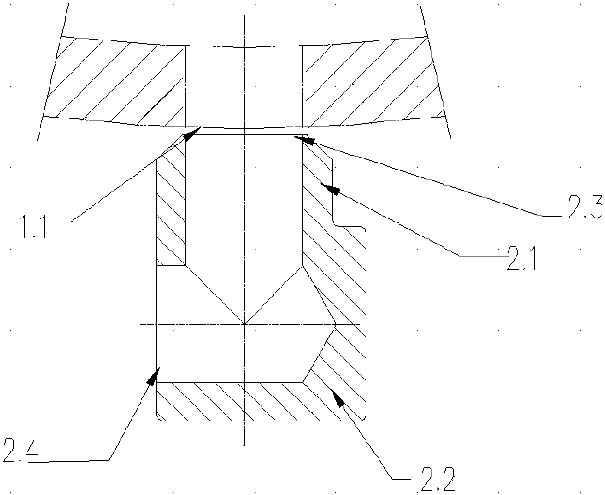 Dirt discharging device for package boiler lower boiler barrel