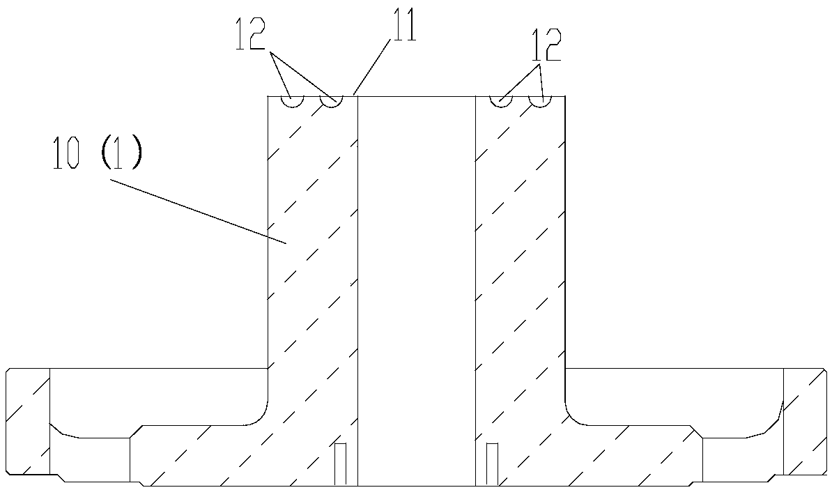 Crankshaft bearing of compressor and compressor