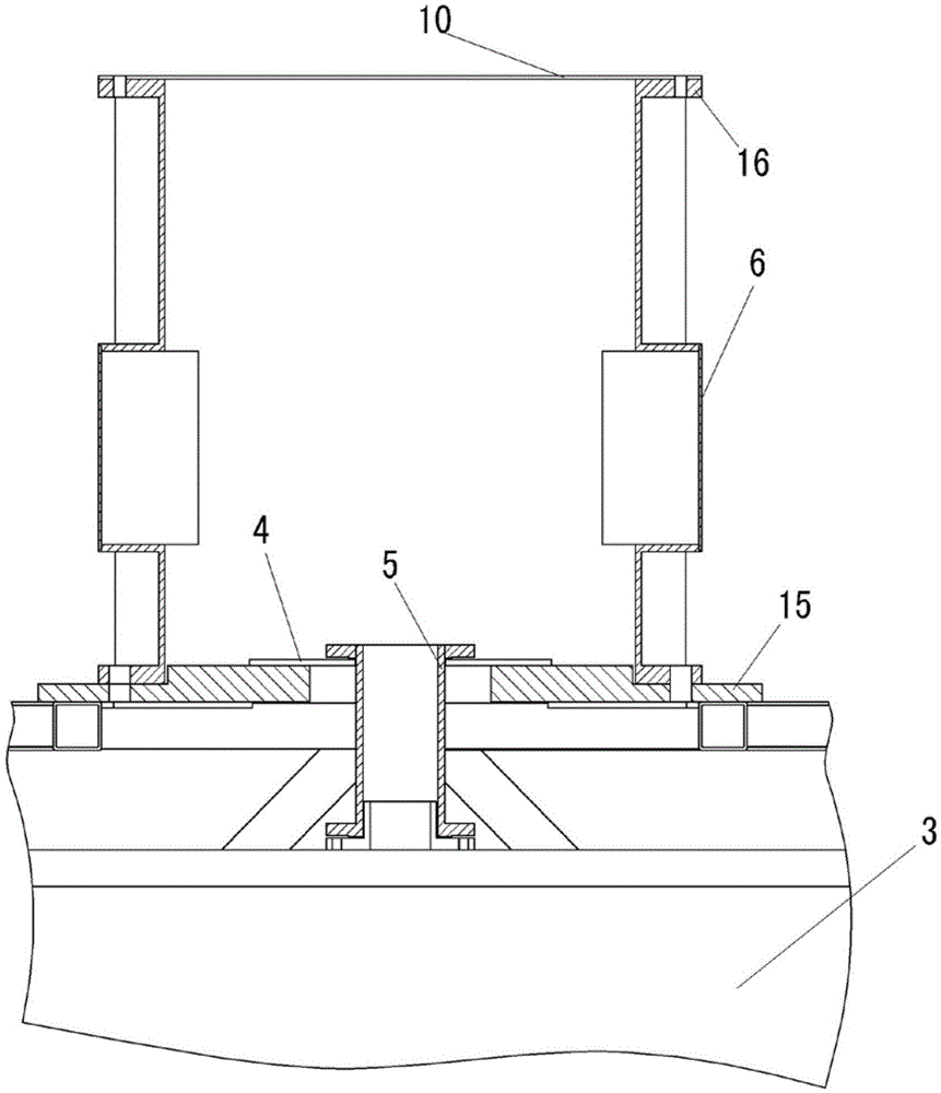 Radar dedicated tower system integrating shelter, escalator and installation platform