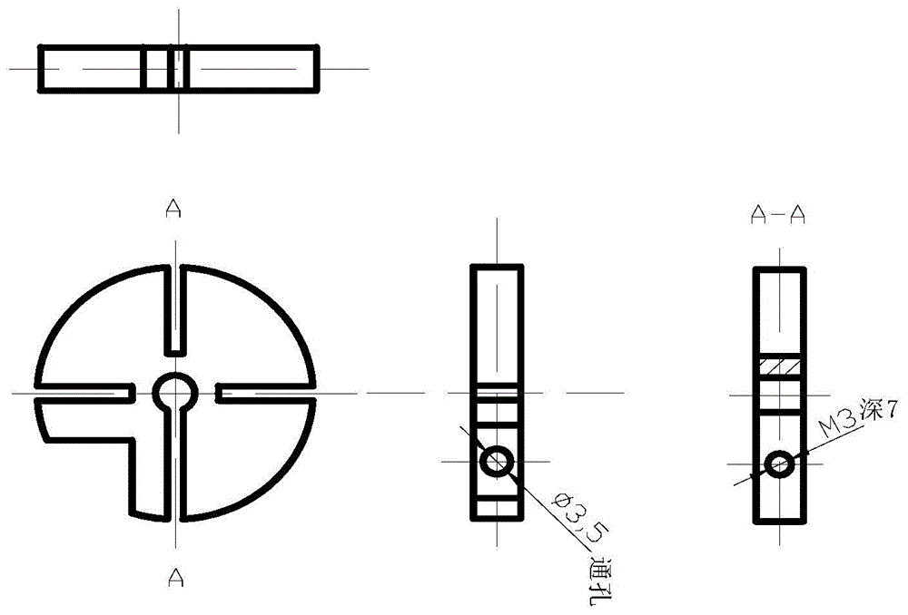 Grinding method of high-precision beryllium semi-spherical through hole