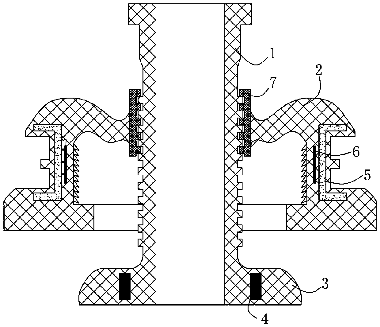 Rubber sheath for automotive wiring harness