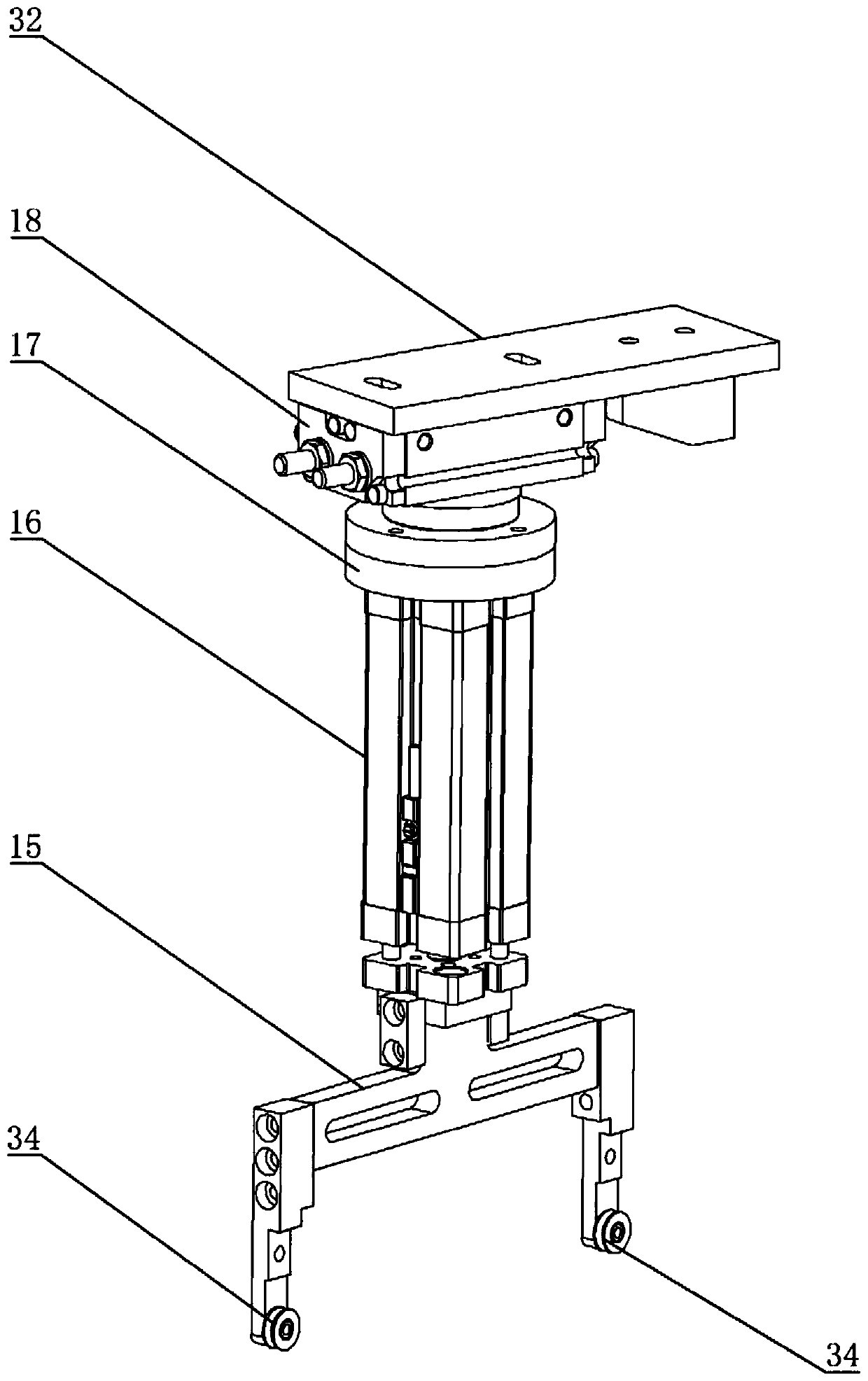 Film pasting combination device