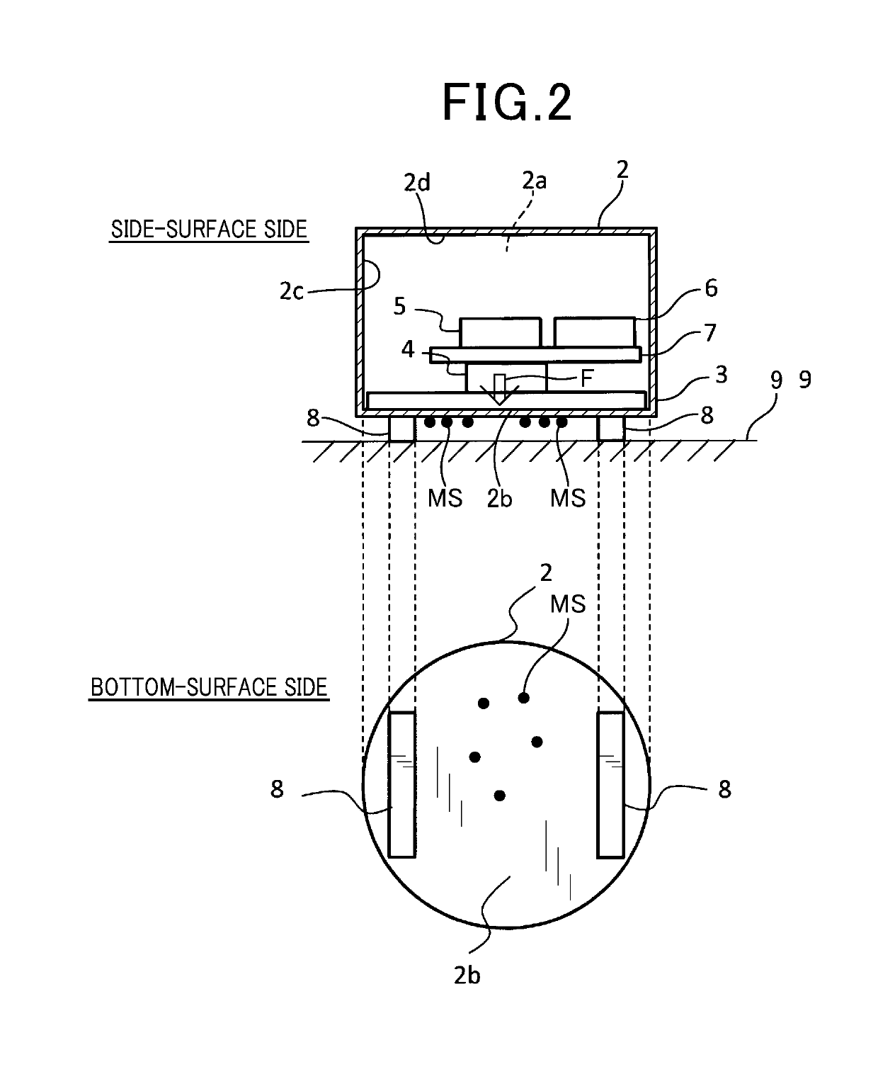 Apparatus for detecting moisture based on signal outputted from heat flow sensor