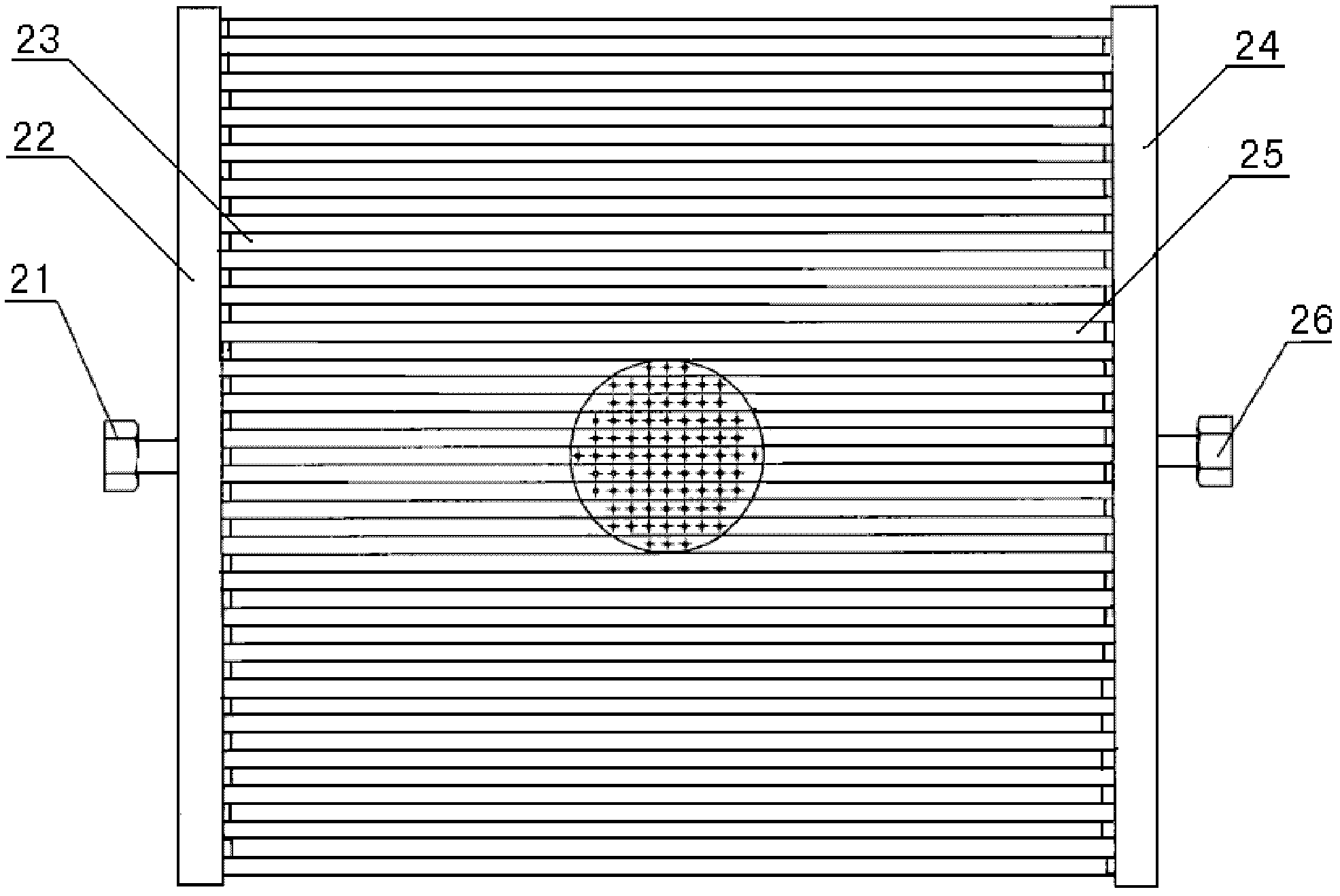 Device for realizing spray uniformity of MOCVD (Metal-Organic Chemical Vapor Deposition) and application of device