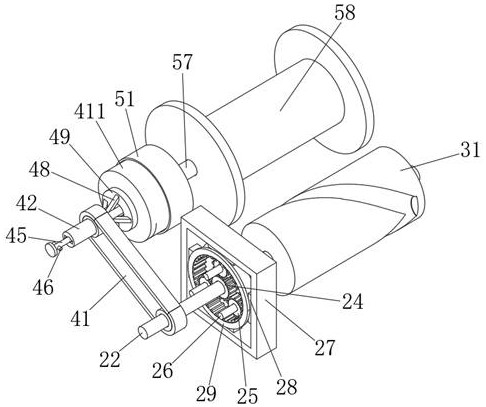 Electric wire winding device with anti-twining mechanism for electrical engineering