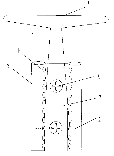 Adjustable hanging piece