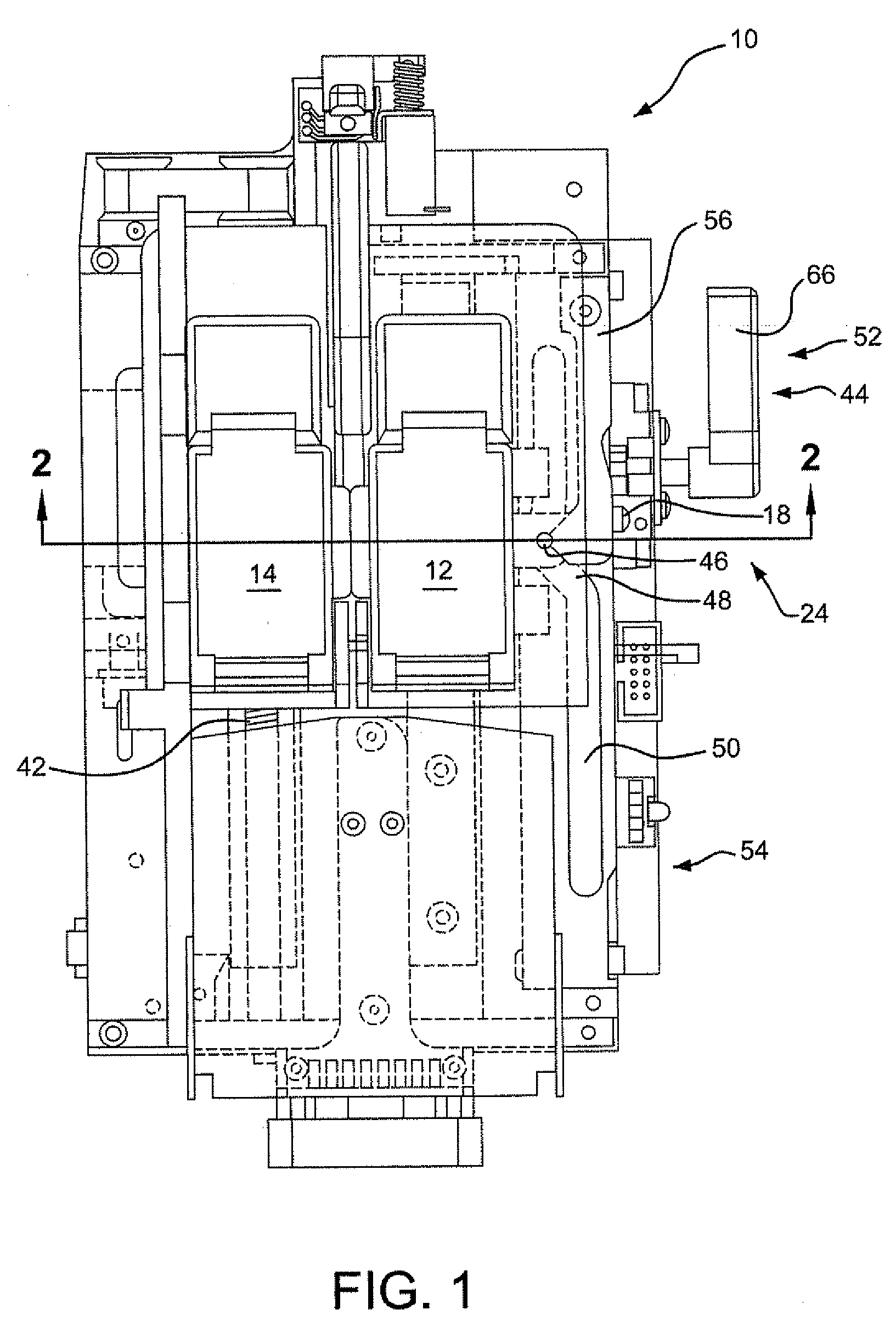 Clamp locking mechanism in device for welding plastic tubes