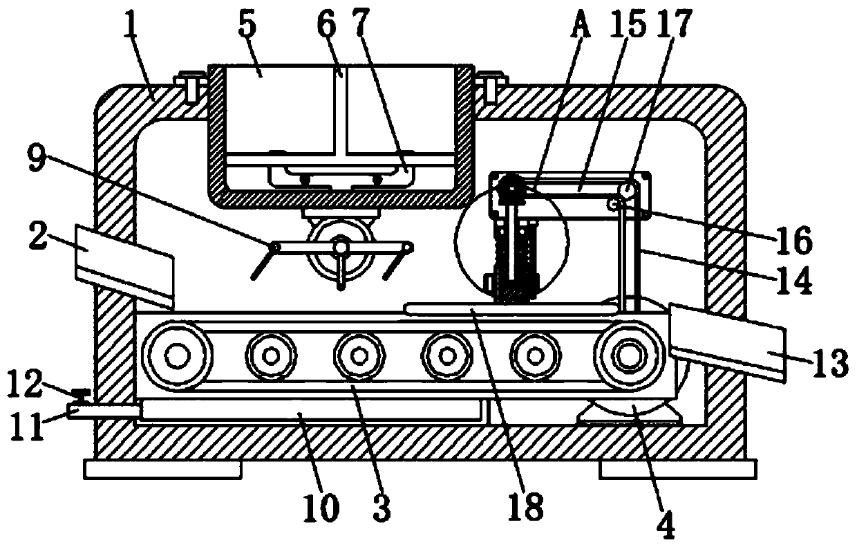 Yoga mat cleaning and sterilizing device and sterilizing method