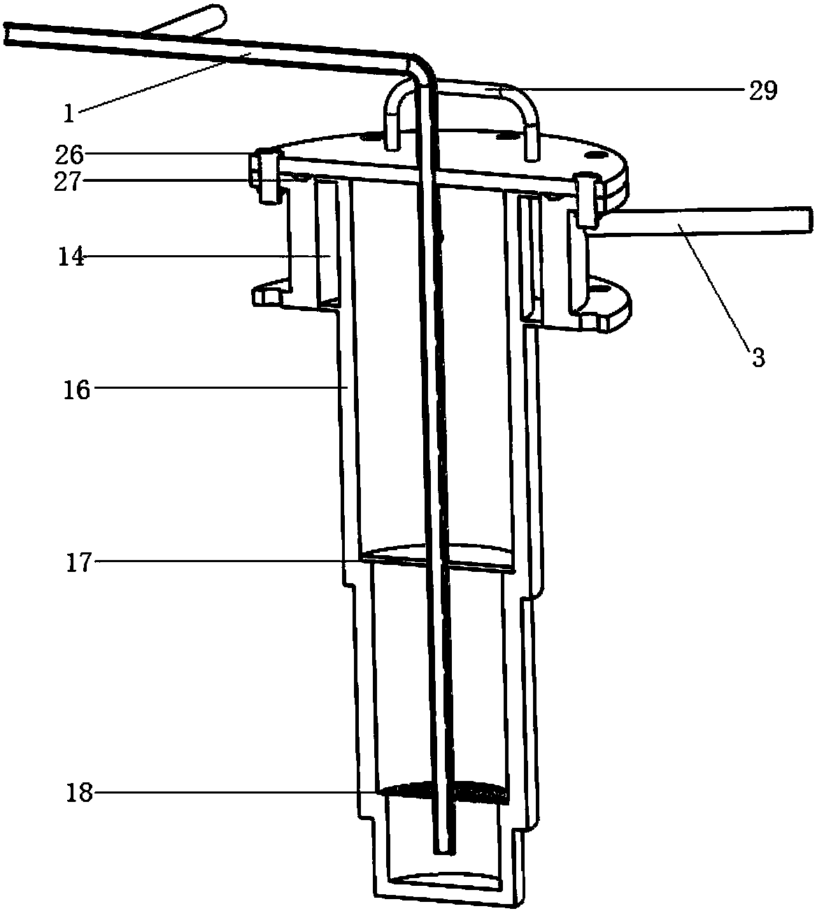 Nitriding furnace with magnetic field auxiliary mechanism