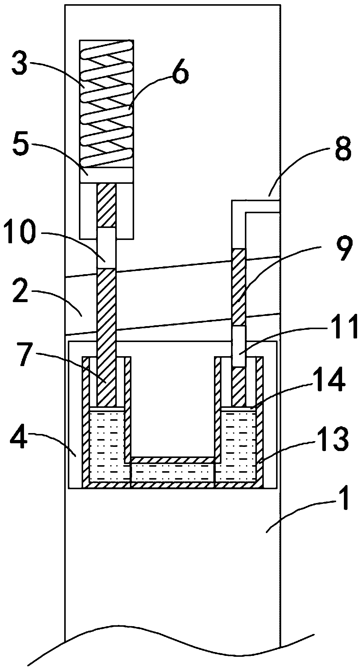 Ventilating window of temperature-controlled bathroom