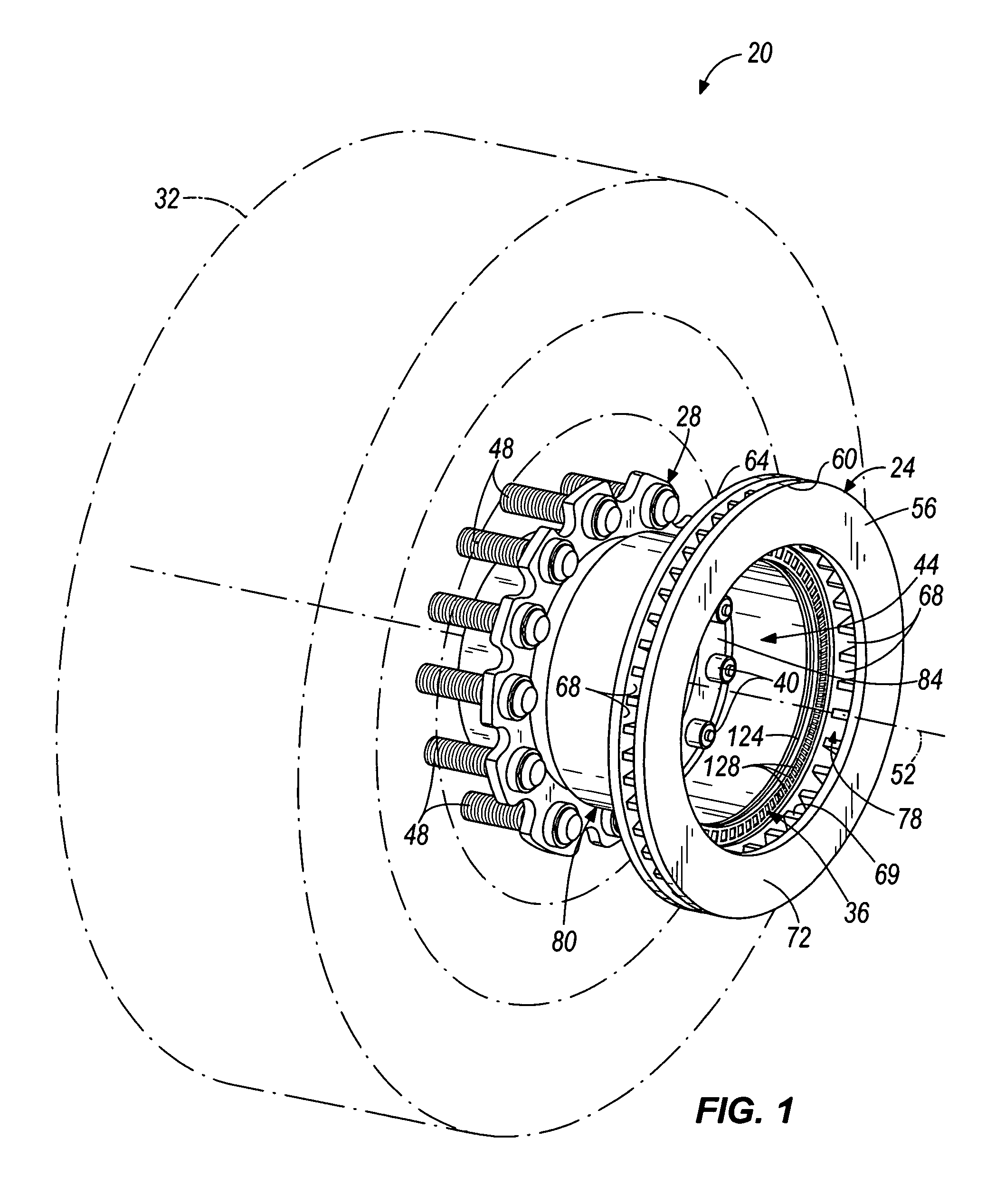 Exciter ring for a brake rotor