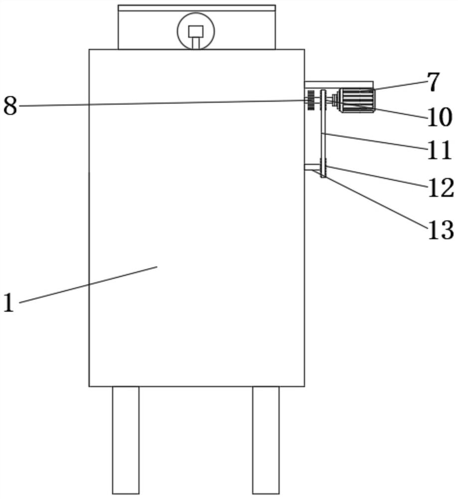 Organic fertilizer production equipment with stirring fermentation device