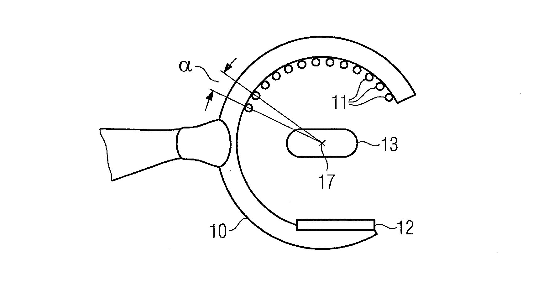 Method and device for recording a projection dataset of an object using a plurality of X-ray sources