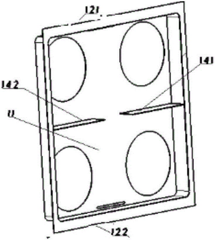 Combined type wind scooper capable of rapid adjustment and working method thereof