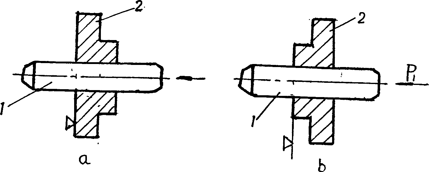 Method for preventing looseness of ceramic contact pin and metal body fit