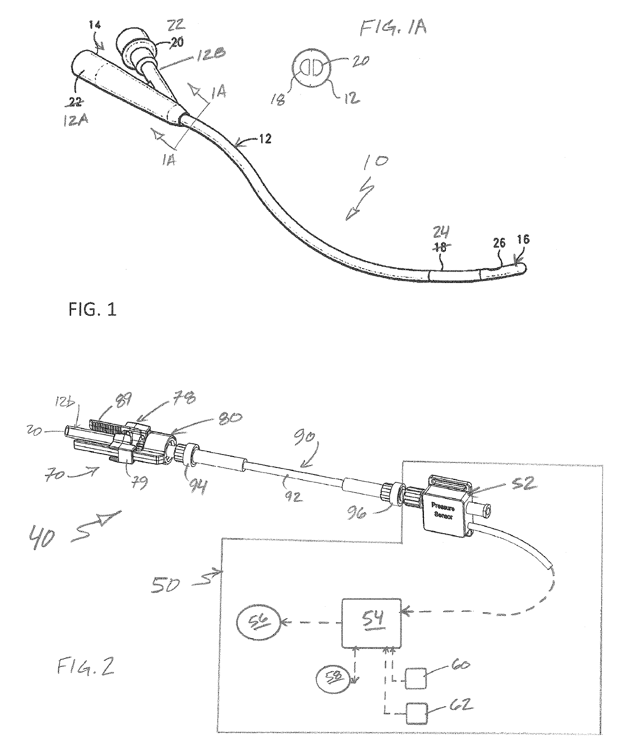 Diagnostic drainage catheter assembly and methods