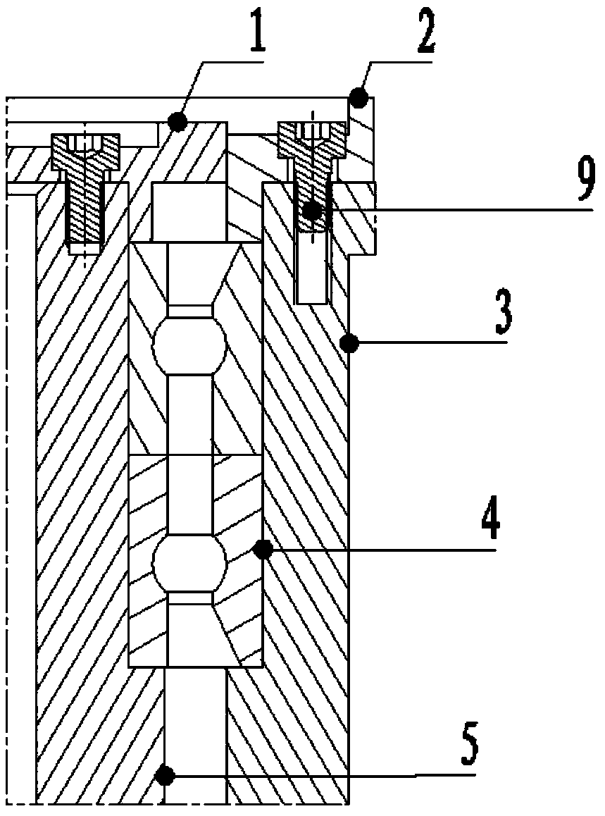 High-speed revolution split-type shaft system of large-size three-dimensional space integral measurement position indicator