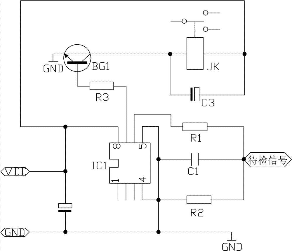 Direct current micro voltage/micro current detection device and detection method thereof