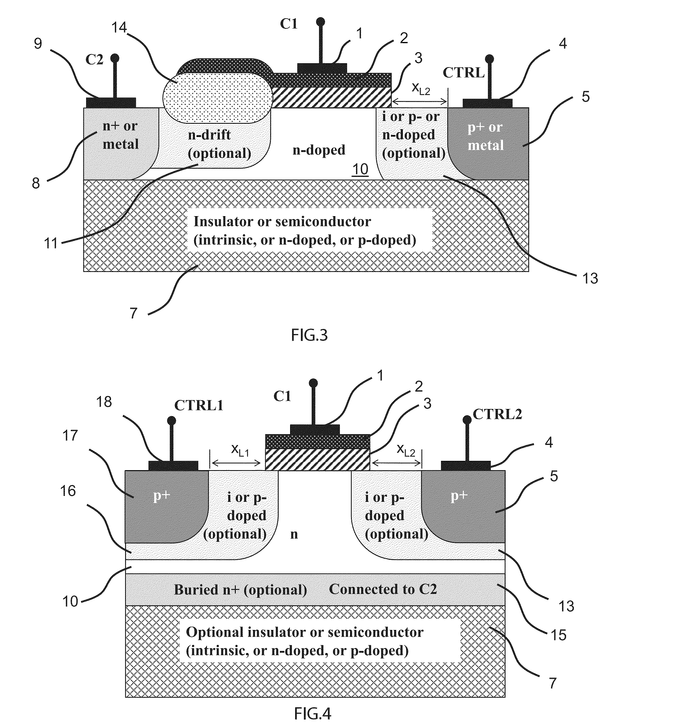 Three-terminal Variable Capacitor