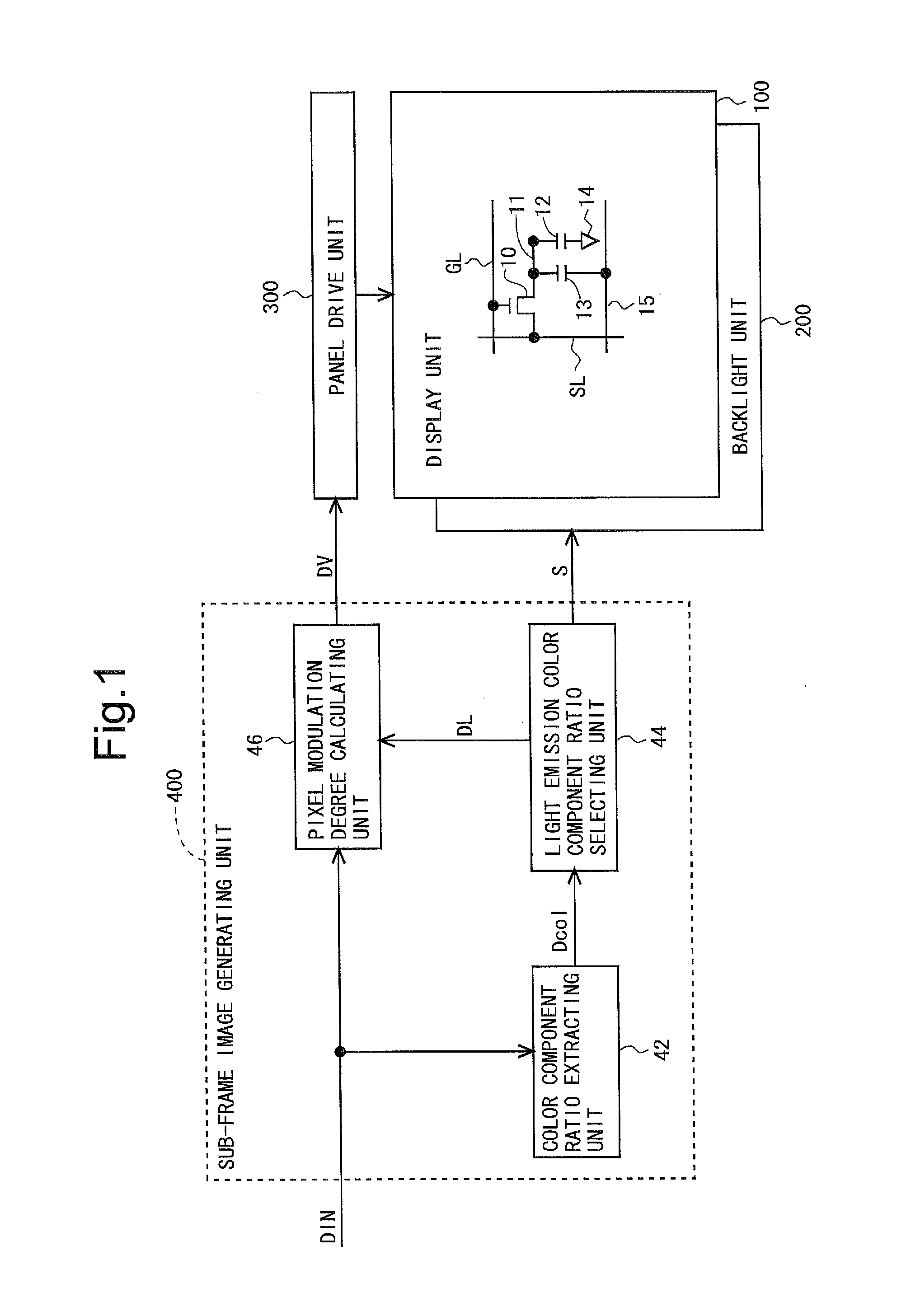 Image display device and image display method