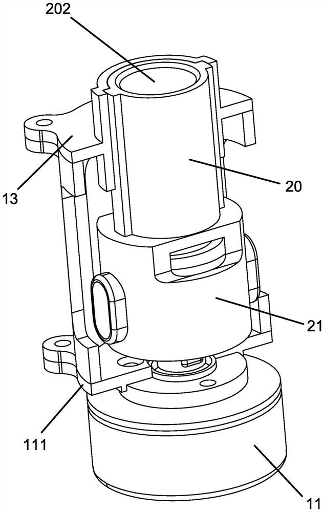 Massager driving device