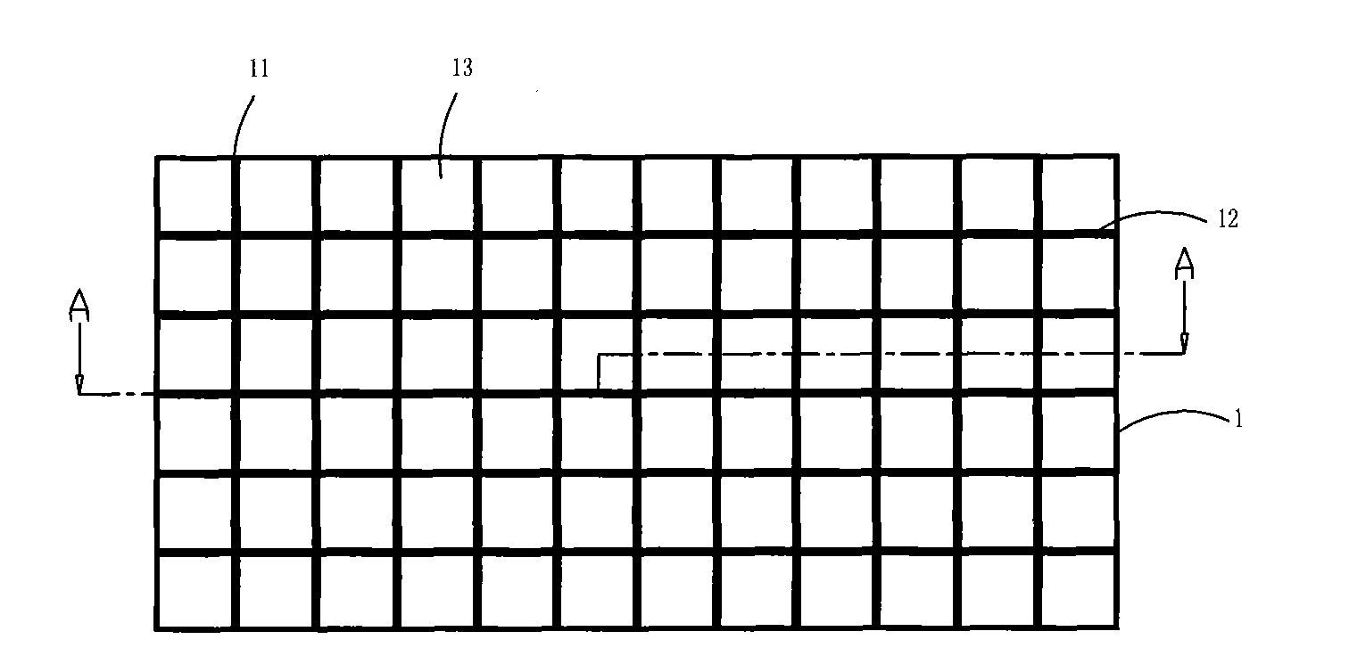 Transparent veil with evenly dispersed LED pixel points