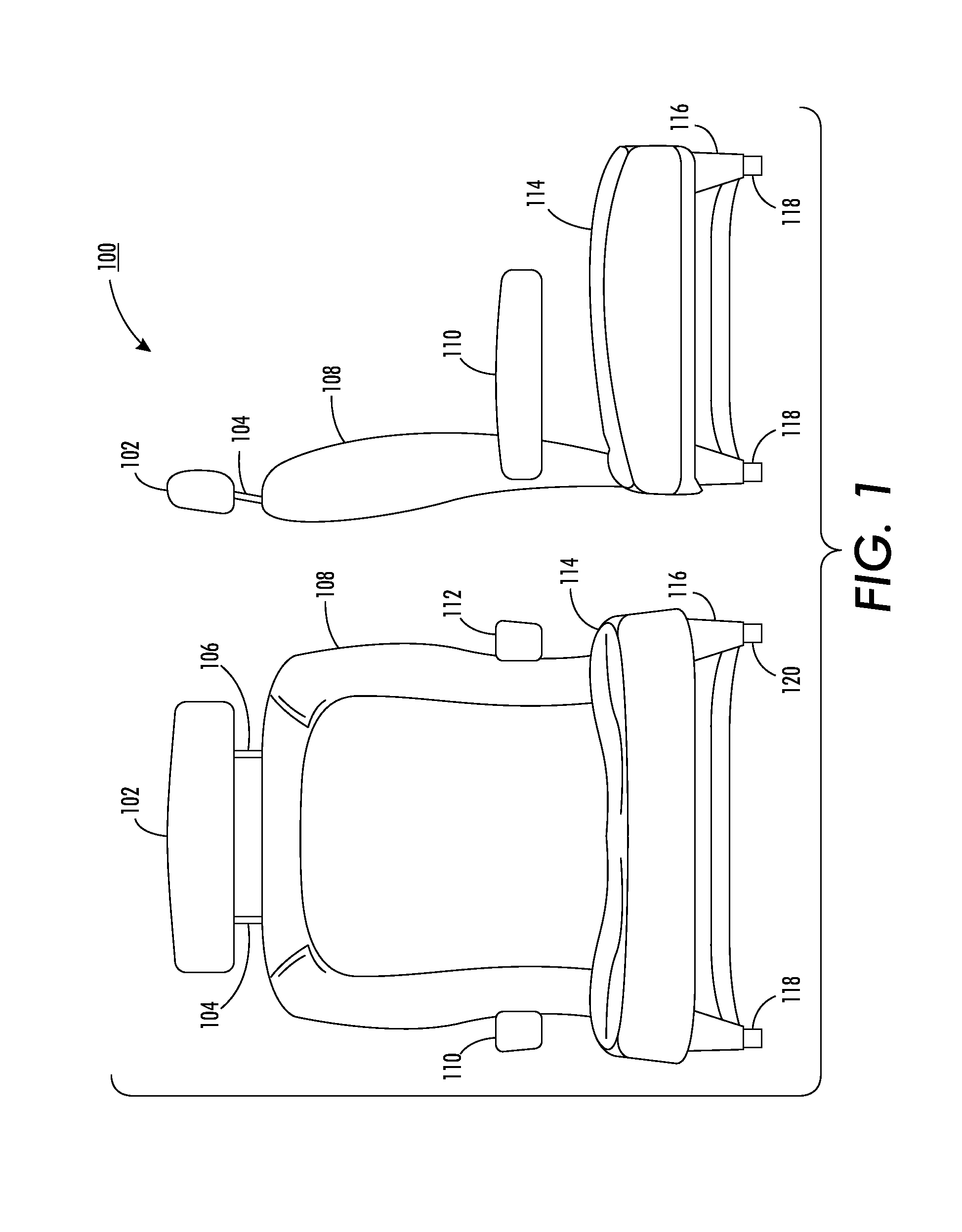 Front seat vehicle occupancy detection via seat pattern recognition