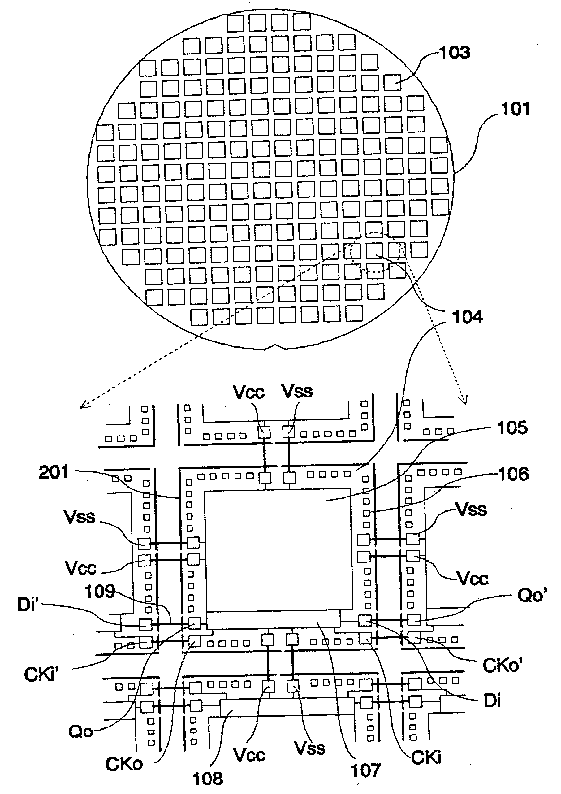 Inter-dice signal transfer methods for integrated circuits