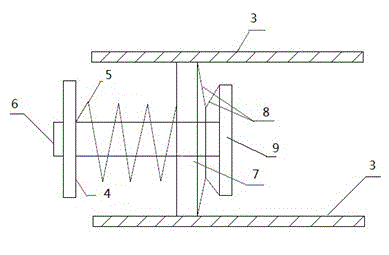 Impact type pulse triggering time synchronization device