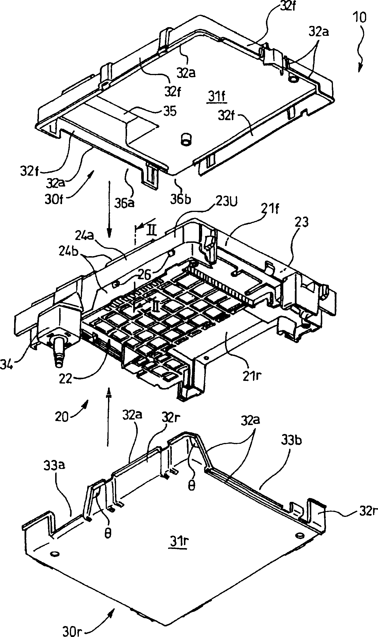 Waterproofing  structure for electric junction box