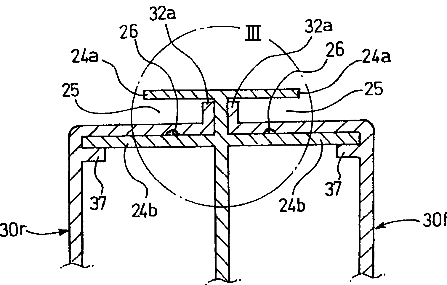 Waterproofing  structure for electric junction box